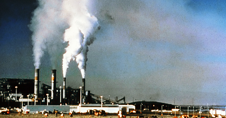 Pollution prior to installation of emission controls equipment for removal of sulfur dioxide and particulate matter